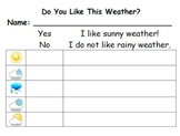 Weather Writing/Literacy Unit ~  12 Writing Prompts ~ Syll