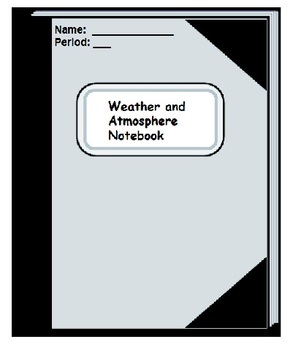 Preview of Weather and Atmosphere Interactive Digital Notebook and Portfolio