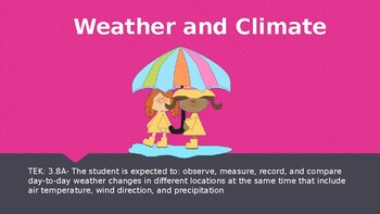 Preview of Weather and Climate - Earth Science - Interactive PowerPoint