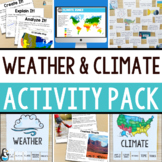 Weather and Climate Activities Pack | Slides & Notes, Flip