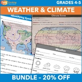 Weather and Climate Worksheets and Activities for Fourth o