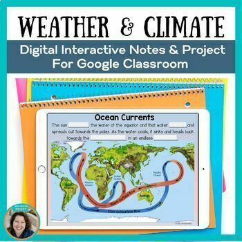 Preview of Weather and Climate Activity - Interactive Science Project - Google Slides