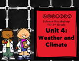 Weather and Climate Amplify Science 3rd Grade Unit 4 Focus Wall