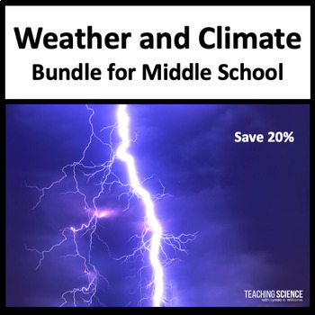 Preview of Weather and Climate Bundle - Weather Fronts and Air Pressure - Weather & Seasons