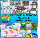 Weather and Climate Clipart 1 (Elementary Standards)