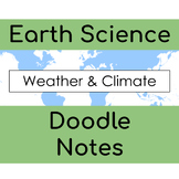 Weather and Climate Doodle Notes