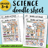 Weather and Climate Doodle Sheet - So Easy to Use! PPT Inc
