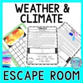 Weather and Climate ESCAPE ROOM Activity - Science