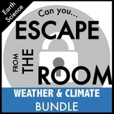 Weather and Climate Escape Room Science Bundle