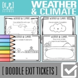 Weather and Climate Exit Tickets | Science Exit Slip | War