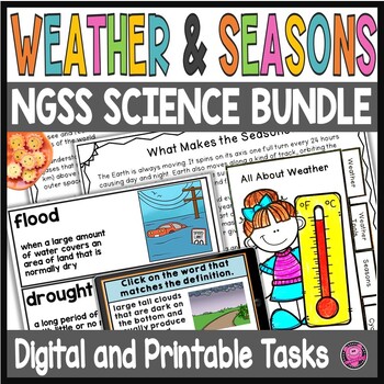 Preview of Weather and Climate 3rd Grade NGSS 2nd Grade Weather and Seasons Unit