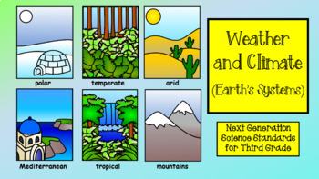 Weather and Climate (Earth's Systems - NGSS for Third Grade)