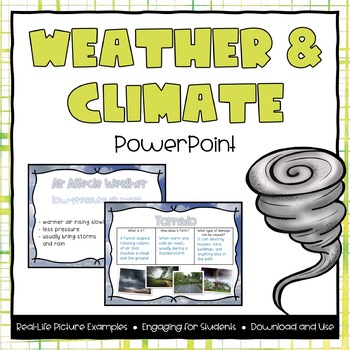 Preview of Weather and Climate Powerpoint