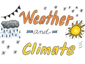 Preview of Weather and Climate Powerpoint by Science Doodles - FREEBIE!