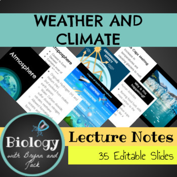 Preview of Weather and Climate: Powerpoint Notes
