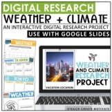 Weather and Climate Project for 2nd, 3rd, & 4th Grade - We