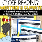 Weather and Climate Reading Passages Activities Worksheets