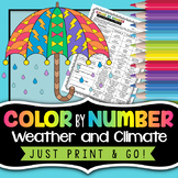 Weather and Climate - Science Color by Number