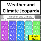 Weather and Climate Science Review and NGSS Test Prep Jeop