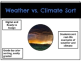 Weather and Climate Sort