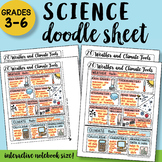 Weather and Climate Tools Doodle Sheet - So Easy to Use!