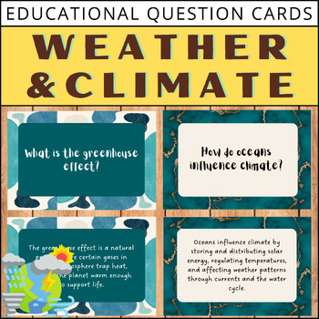 Preview of Weather and Climate Uncovered: From Basics to Impacts - Questions Flashcards