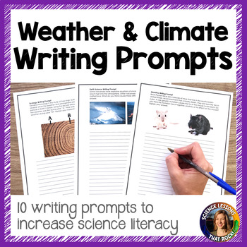 Preview of Weather and Climate Writing Prompts