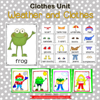 EFL Elementary Teachers: Clothes Resources for the ELementary ELL