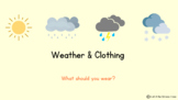 Weather and Clothing Oral Language Practice for ESL/EFL