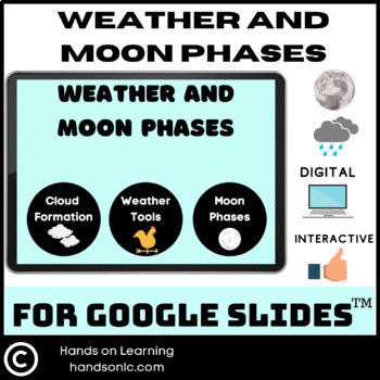 Preview of Weather and Moon Phases Unit for Google Slides