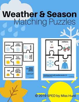 weather seasons match teaching resources teachers pay teachers