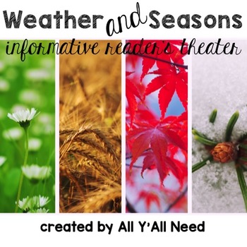 Preview of Weather and Seasons Readers Theater Set 1