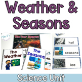 Weather and Seasons Science Unit  - Leveled Science Instru