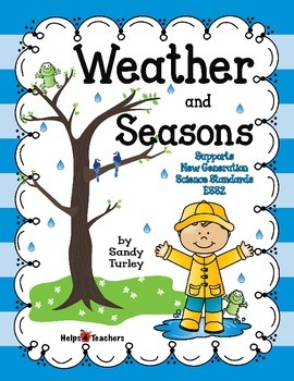 Preview of NGSS Kindergarten ESS2-1: Weather and Seasons/Printable & TPT Digital Activities