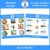 Weather and Temperature Clip Art Bundle