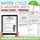 Weather and Water Cycle Activities, Units, Posters, Bundle