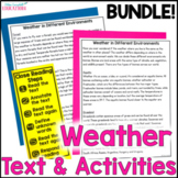 Weather and Water Cycle Informational Text & Activities - 