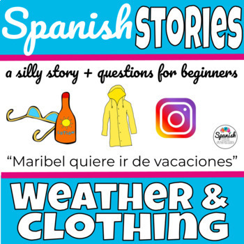 Preview of Weather and clothing in Spanish reading comprehension | el tiempo y la ropa