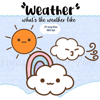 Preview of Weather! clipart commercial use, graphics, designs