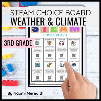 Preview of Weather for 3rd Graders | STEAM Choice Board