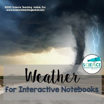 Preview of Weather for Interactive Notebooks (Distance Learning & Google Classroom)