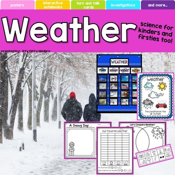 Preview of Weather Kindergarten, First Grade Science Activities