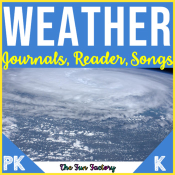 Preview of Weather Activities and Songs for Weather Unit