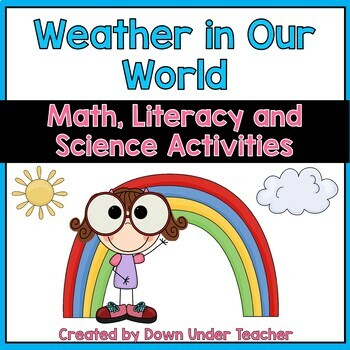 Weather in Our World 88 page packet - Literacy, Math, Science | TpT
