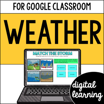 Preview of Weather introduction Activities for Google Classroom