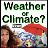 Weather or Climate? Boom Cards I Digital Science Activity