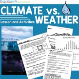 Climate vs Weather Printable Mini Lesson with Color Photos 