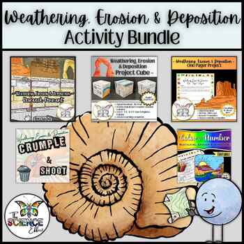 Preview of Weathering, Erosion & Deposition Activity Bundle