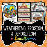 Weathering, Erosion, Deposition Activity Bundle | Foldable