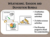Weathering Erosion Deposition BUNDLE: Definition Matching,
